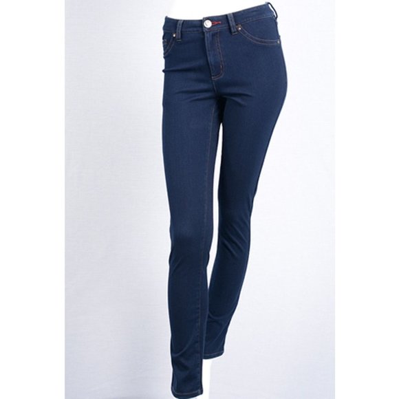 Love Premium Denim Women Slim Fit Jeans Stretch Regular Rise 4340214 Blue Size 2 - Picture 1 of 11